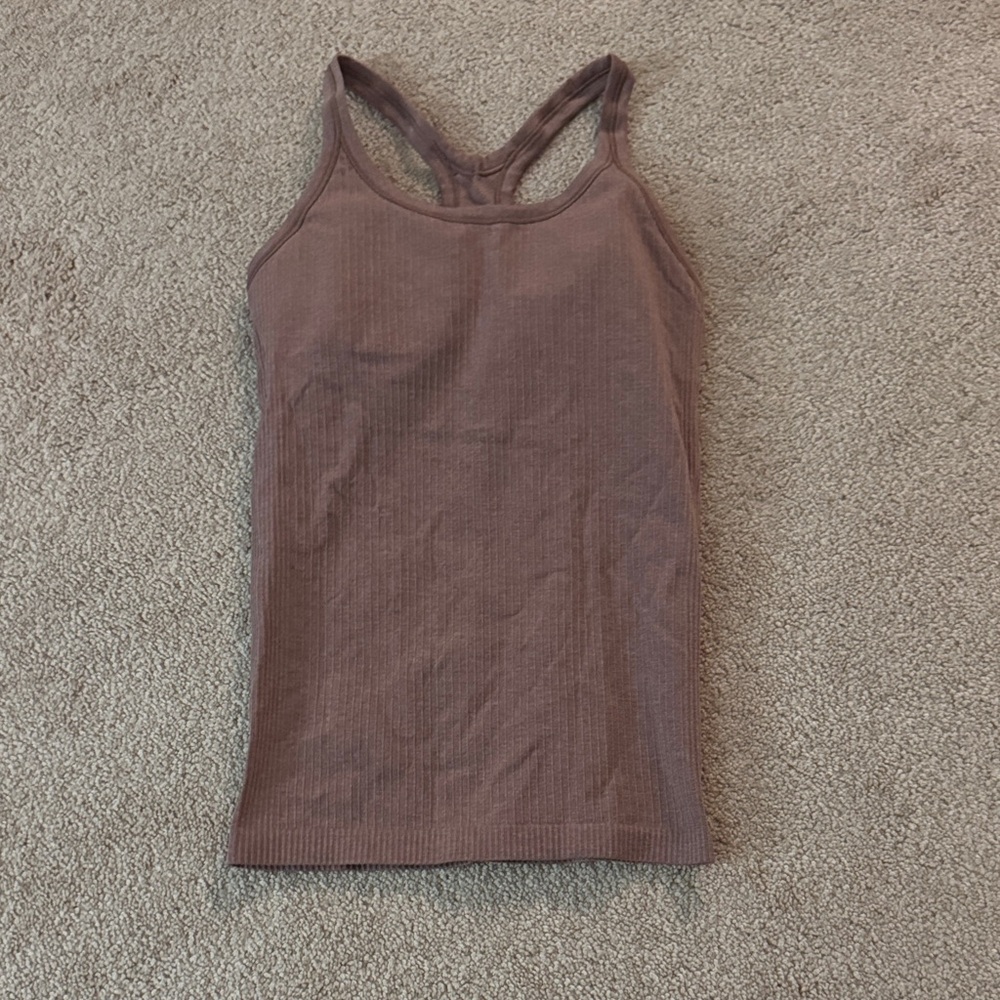 lululemon athletica Brown Tank Top